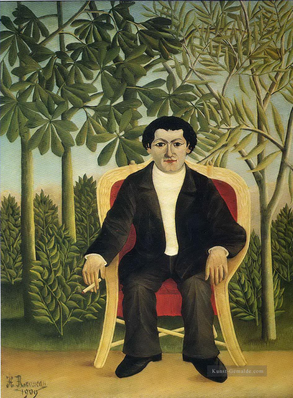 Porträt des Joseph Brummer 1909 Henri Rousseau Post Impressionism Naive Primitivismus Ölgemälde